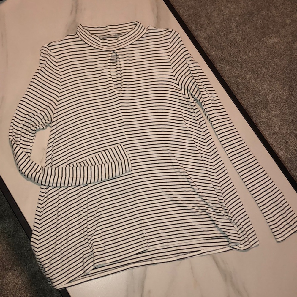 Long sleeve striped blouse from American Eagle